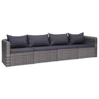 VidaXL Gartensofa-set poly-rattan  