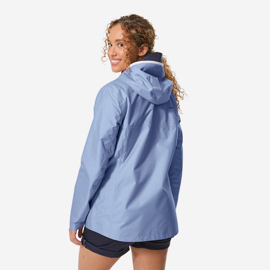 DECATHLON  Veste de voile imperméable - veste de pluie Femme - Sailing 100 bleu 