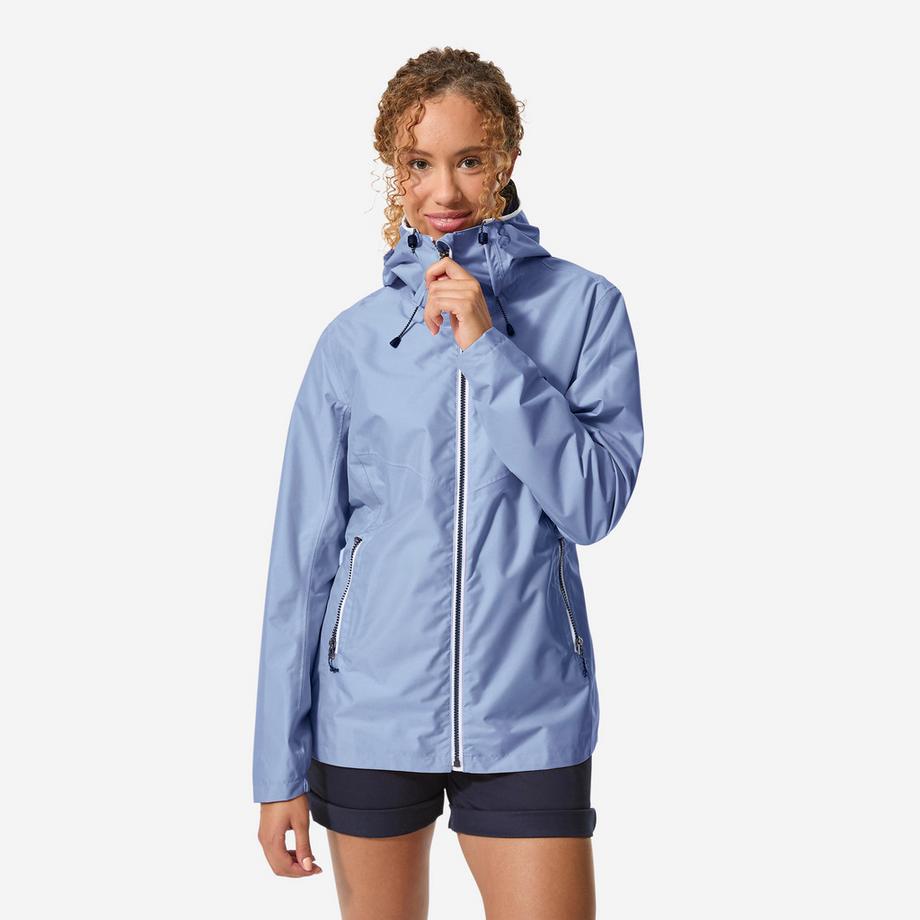Veste de voile imperméable - veste de pluie Femme - Sailing 100 bleu