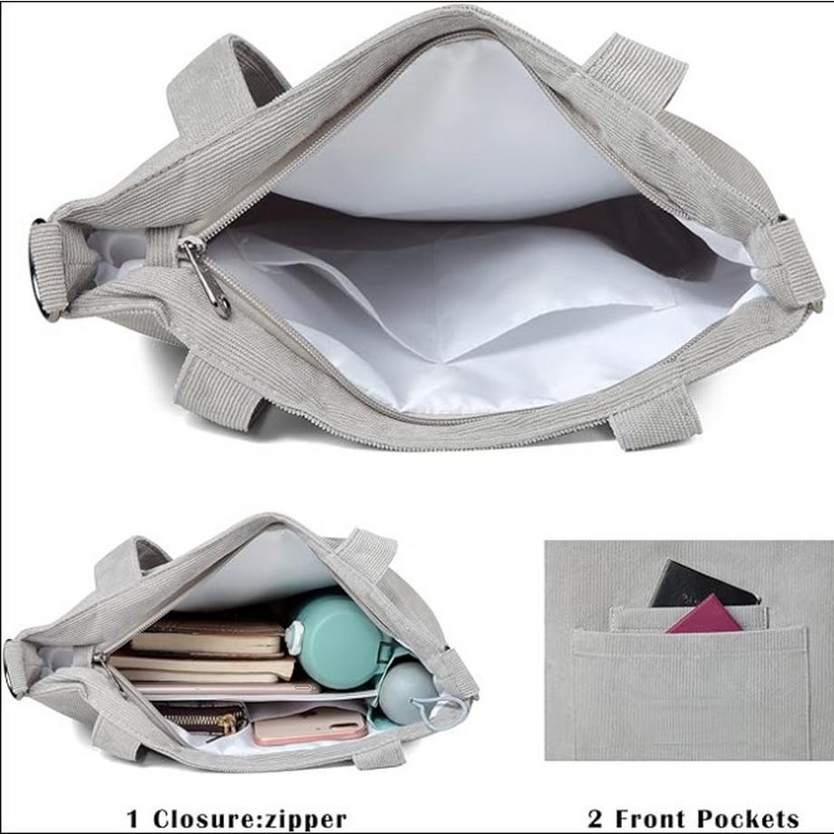 Only-bags.store Cord Umhängetasche Handtasche Shopper Henkeltasche  