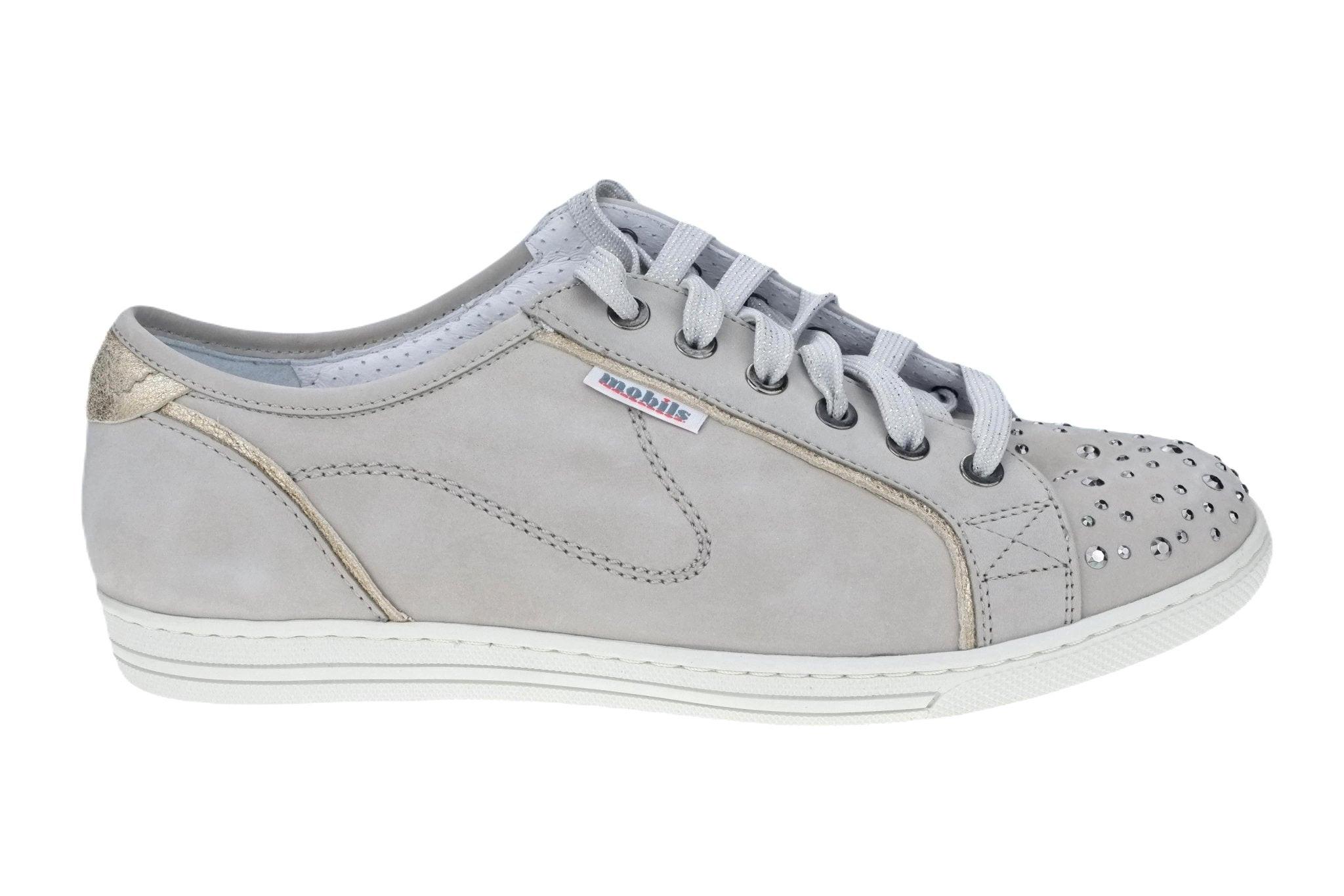 Image of Holda Sand - Nubuk Sneaker Damen Grau 38.5
