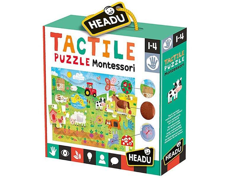 Image of Puzzle Montessori Puzzle Tactile (18Teile)