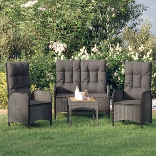 VidaXL Garten essgruppe poly-rattan  