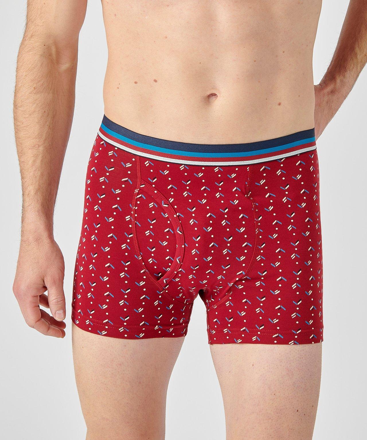 Image of 3er-pack Boxershorts Mit Eingriff. Herren Blau S