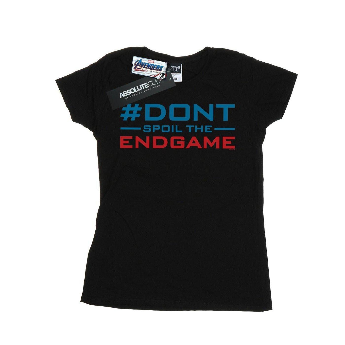 Image of Avengers Endgame Don't Spoil The Endgame Tshirt Damen Schwarz XXL