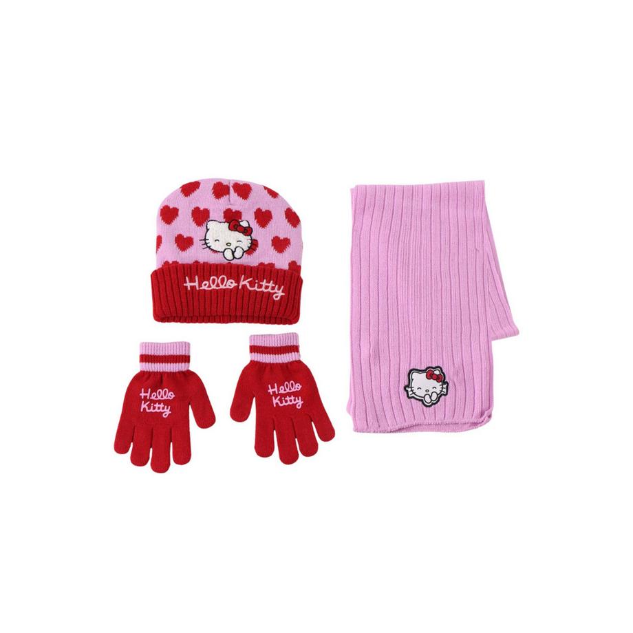 3 teiliges Hello Kitty Schal Set