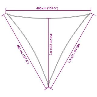 VidaXL Voile d'ombrage  