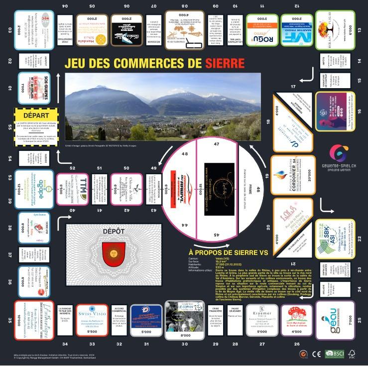 GEWERBE-SPIEL  Jeu des commerces de SIERRE VS (Französisch) 