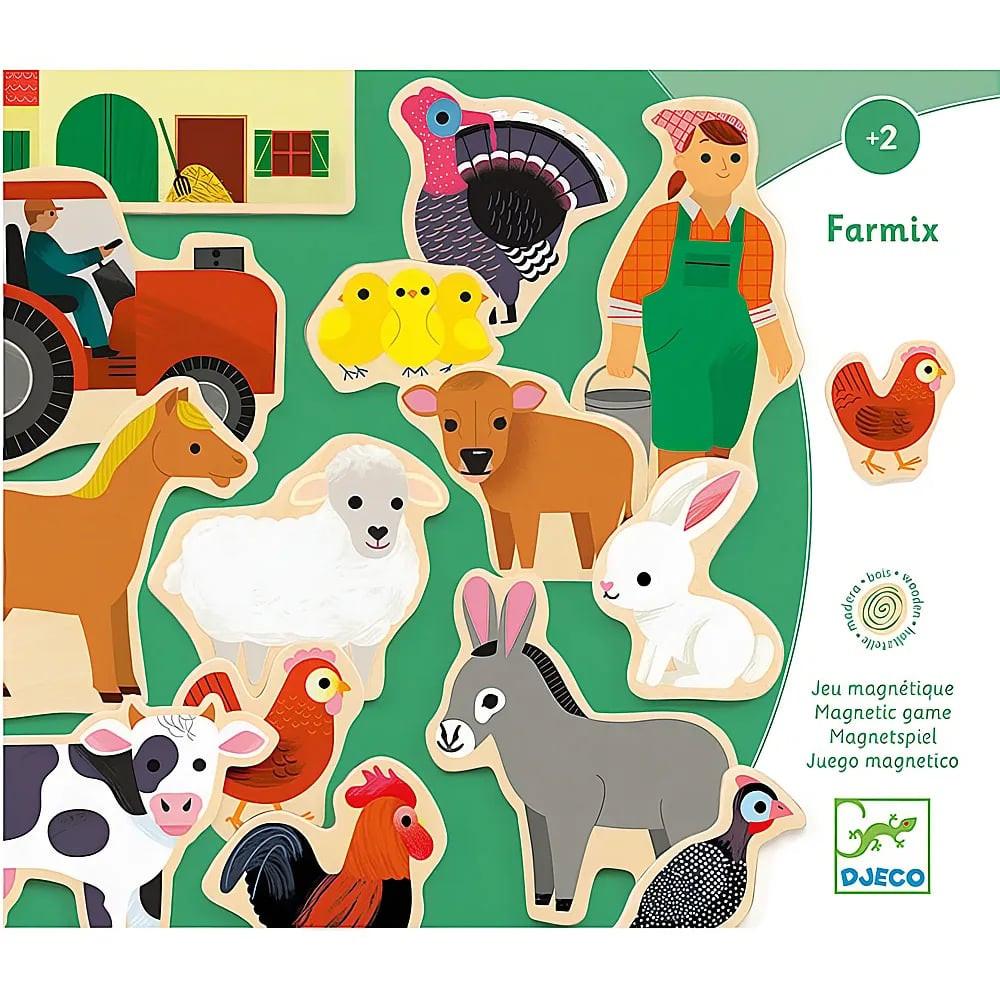 Image of Kreativ Magnete Farmix Unisex Multicolor