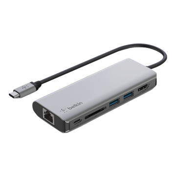 Adattatore multiplo USB-C 6 in 1 compatibile con BELKIN