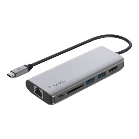 belkin  BELKIN-kompatibler Refurbished 6-in-1-USB-C-Multiport-Adapter 