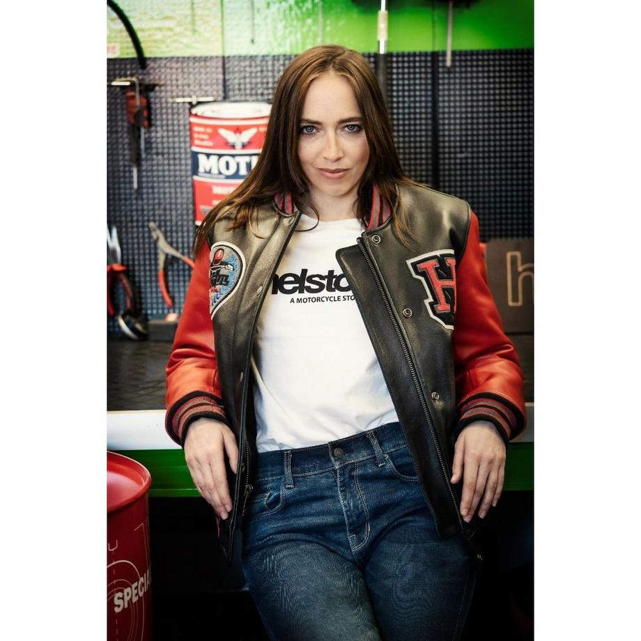 Helstons Student Motul Leder Rag Motorradjacke  