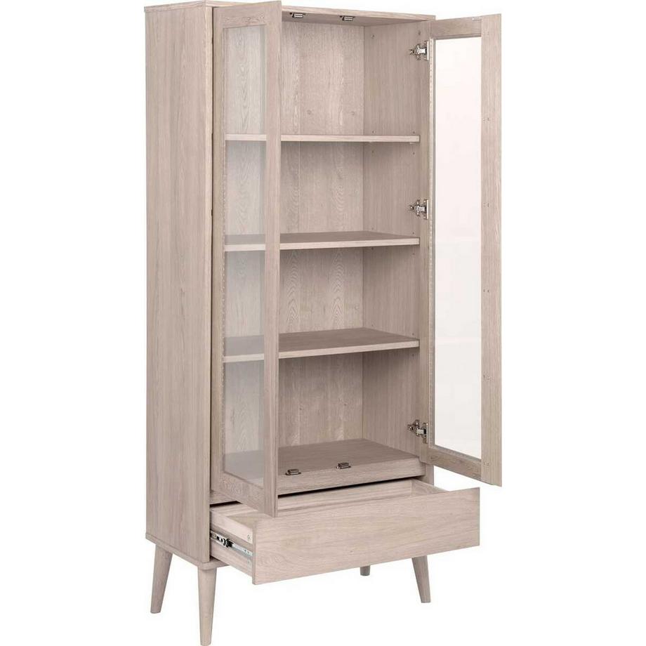 mutoni Vitrine Philli Weiss pigmentiert  