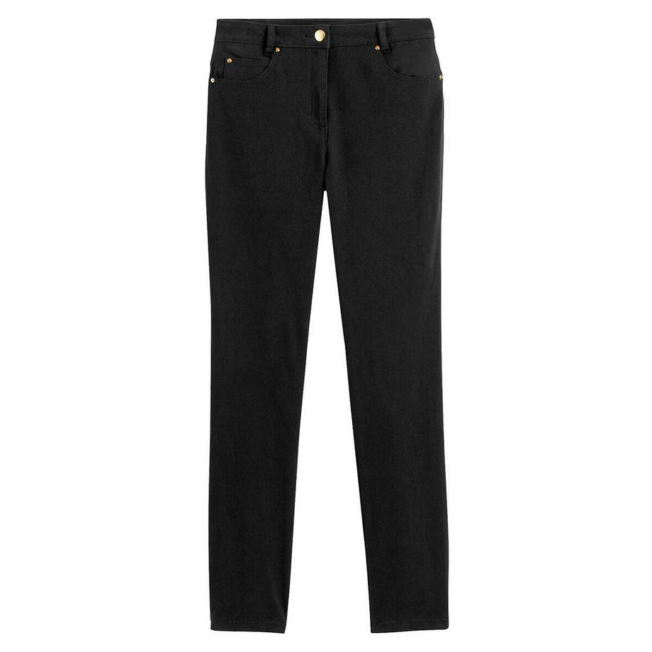 La Redoute Collections Pantaloni Dritti Cinque Tasche Cotone Stretch  