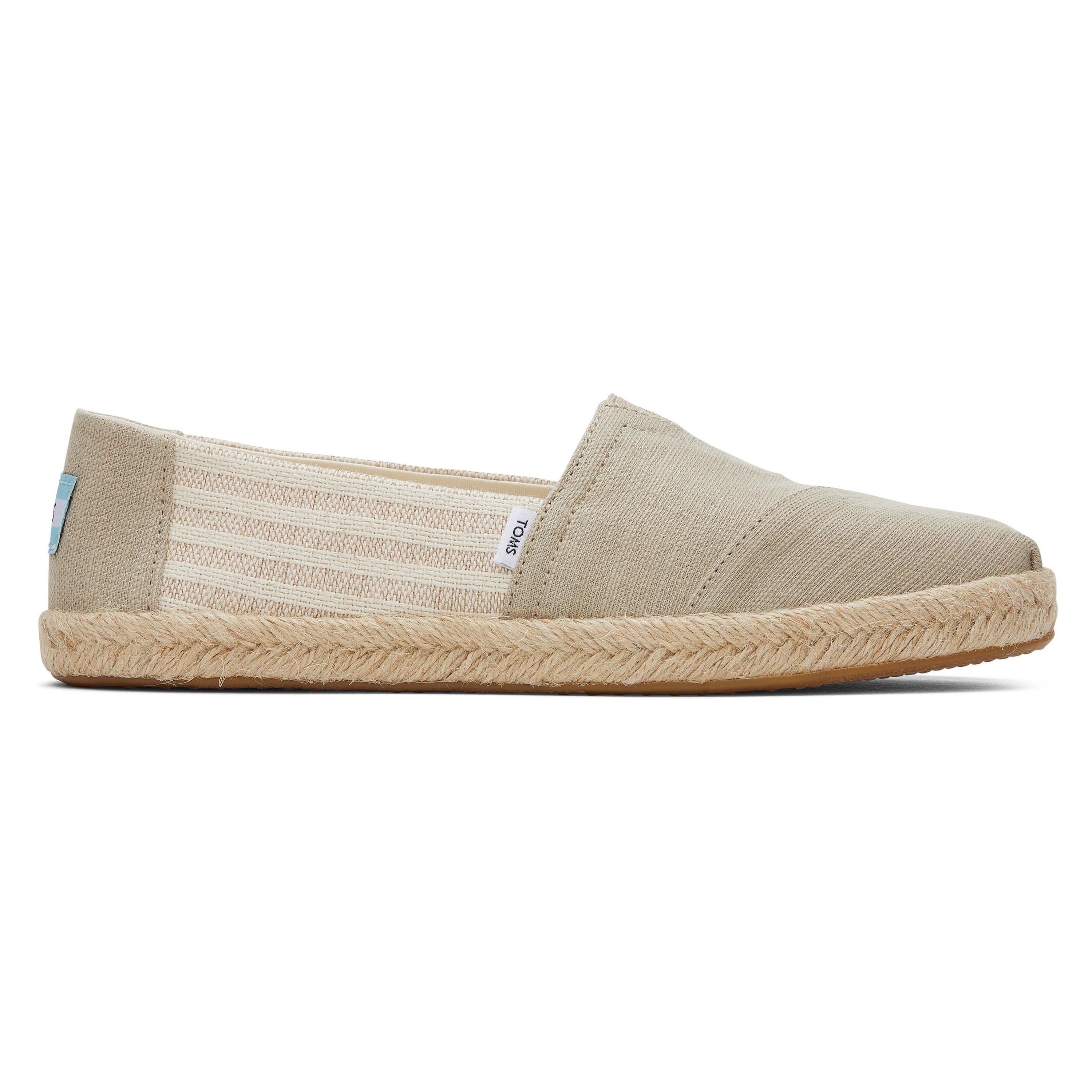 Image of Gestreifte Espadrilles Aus Recycelter Baumwolle, Damen Alpargata Rope Damen 35.5