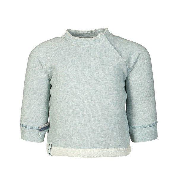 Image of Sweatshirt Aus Bio-baumwolle Unisex Pastellgrün 18-24M