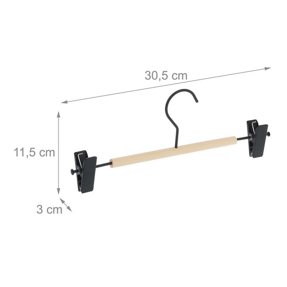 Northix  Lot de 10 cintres pour pantalons 