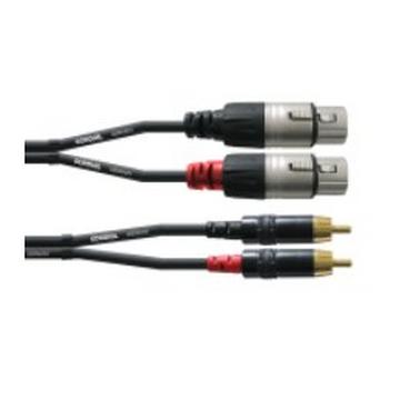 Audio-Kabel CFU 3 FC Cinch - XLR 3 m