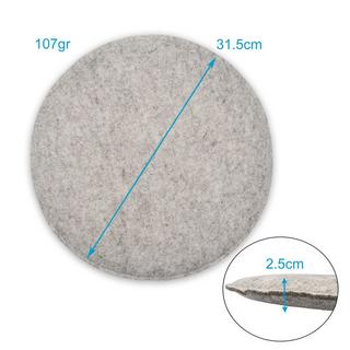 Intirilife Intirilife Coussins d'assise Set de 4  