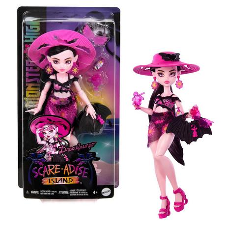Mattel  Monster High Scare-adise Island Draculaura Puppe mit Badeanzug 