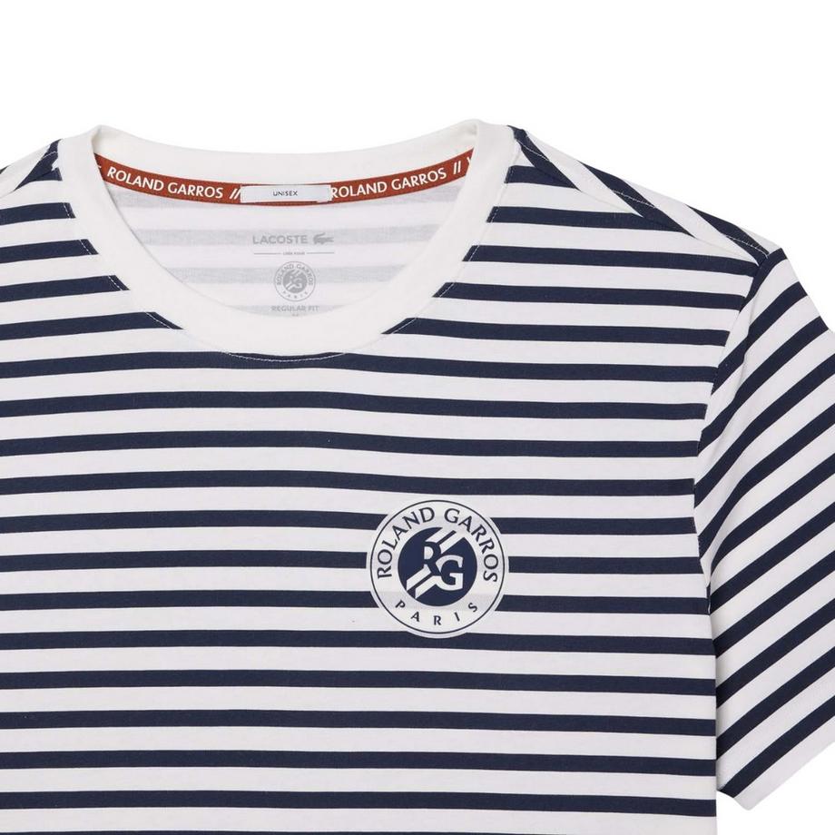 LACOSTE Roland Garros Edition T-Shirt Extrasec Rayé  