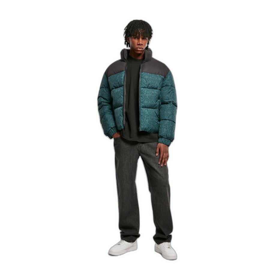 URBAN CLASSICS Retro AOP Daunenjacke  