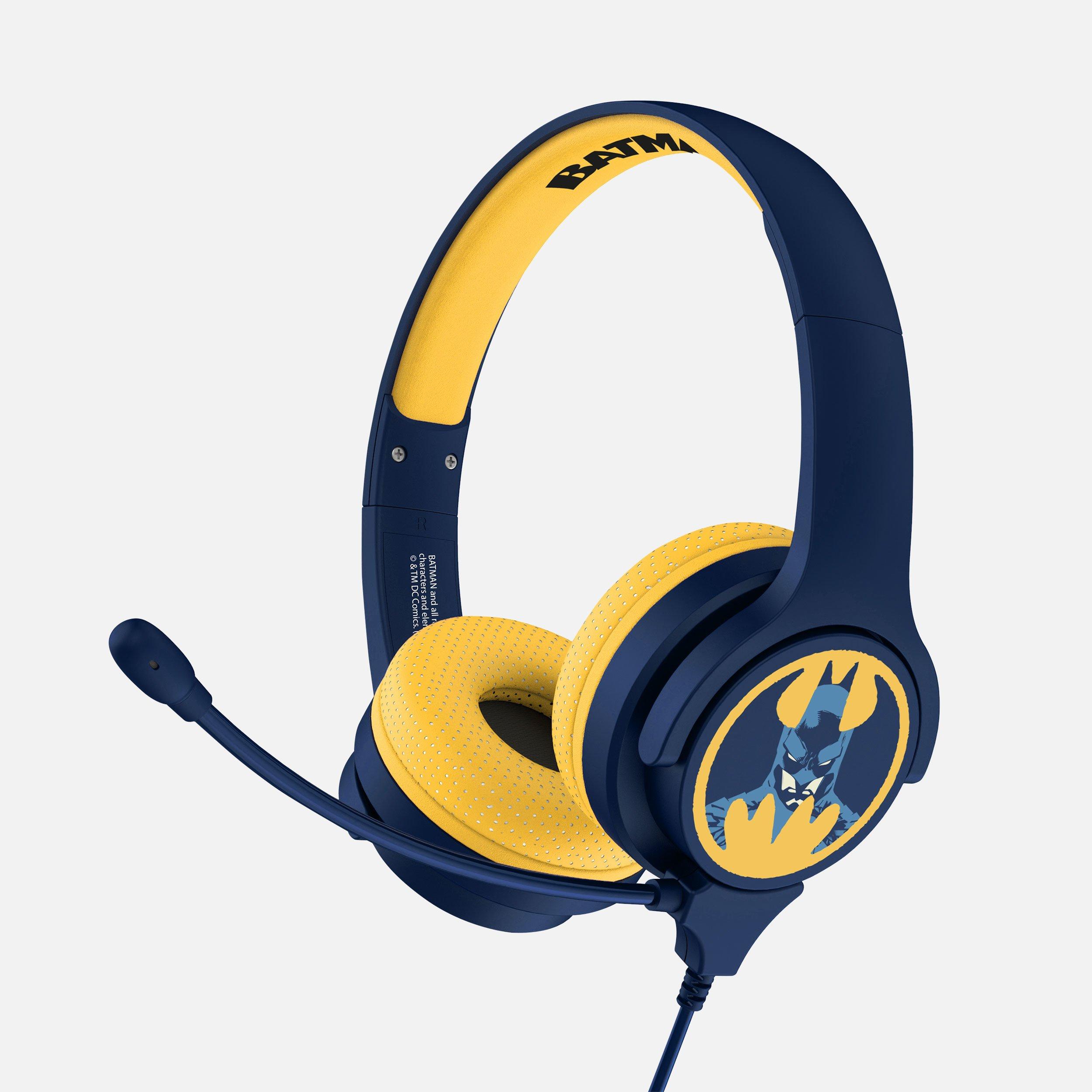 OTL  OTL Technologies Batman Blue Kids Interactive Casque Avec fil Arceau Jouer Noir, Bleu 