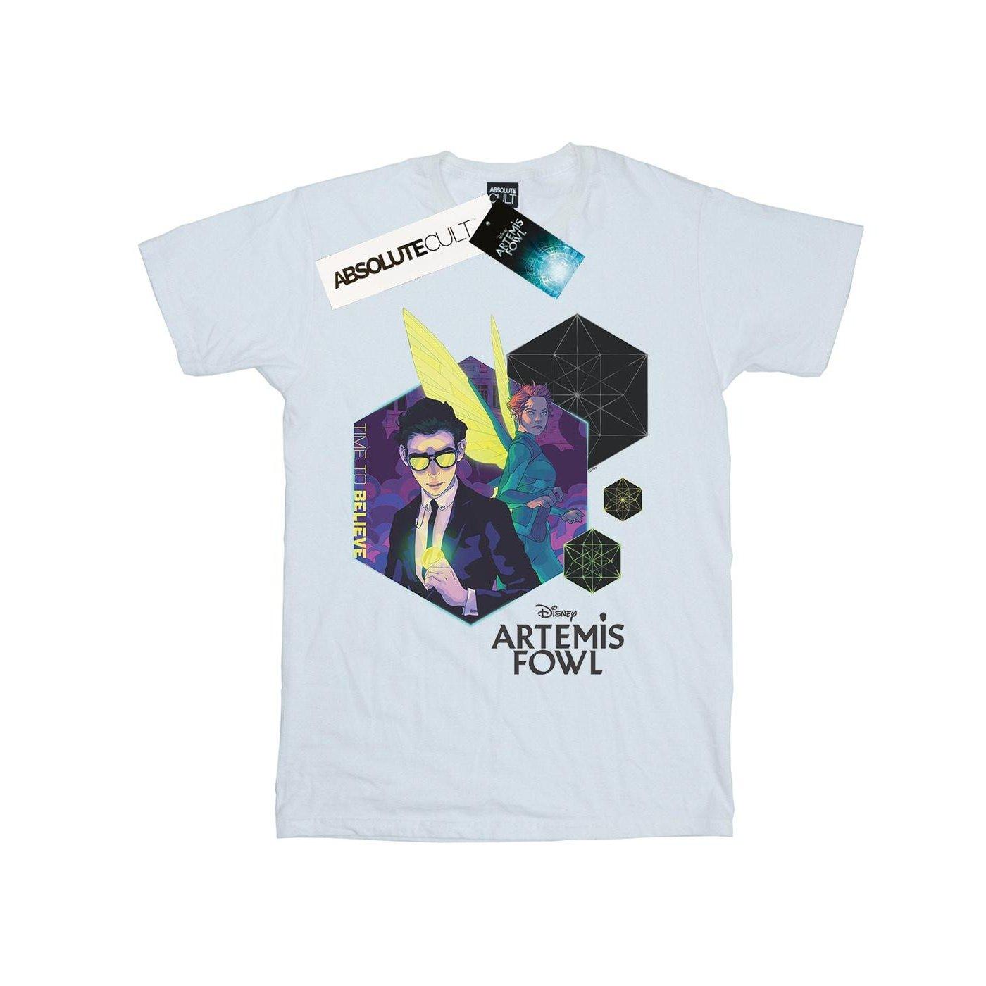 Image of Artemis Fowl Time To Believe Tshirt Damen Weiss 3XL