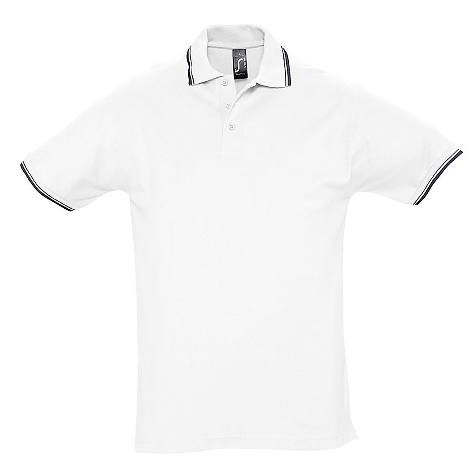 Image of Practice Pique Poloshirt, Kurzarm Herren Weiss XL