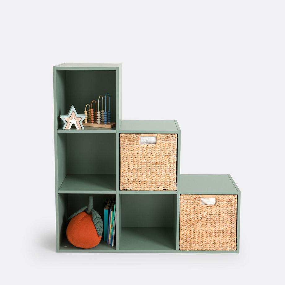 La Redoute Intérieurs Meuble de rangement 6 cases escalier  