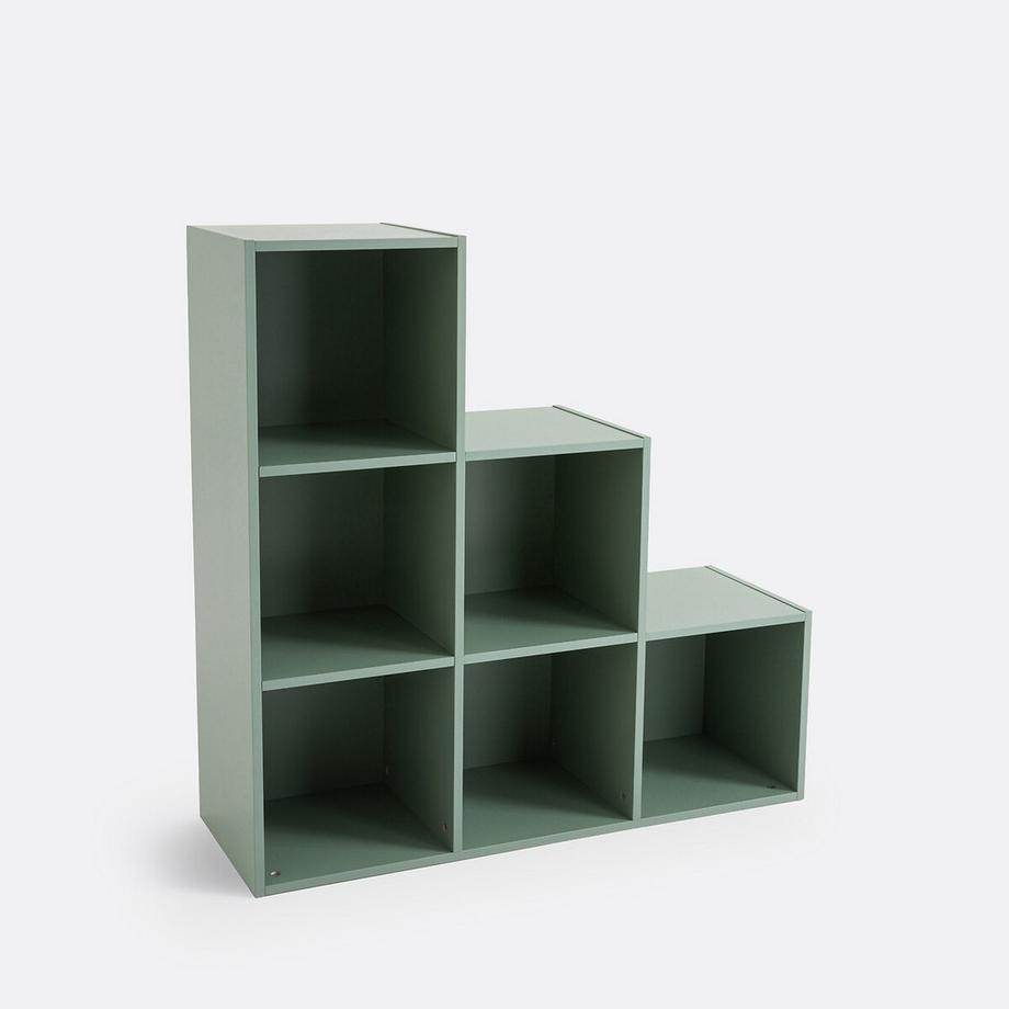 La Redoute Intérieurs Meuble de rangement 6 cases escalier  