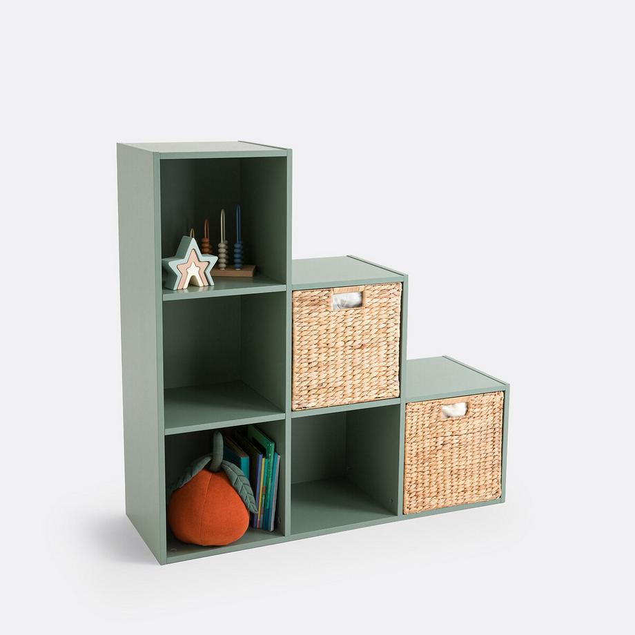 Meuble de rangement 6 cases escalier