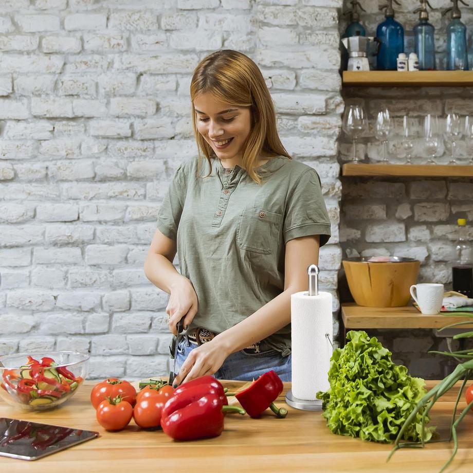Northio Supporto per rotolo da cucina in piedi  