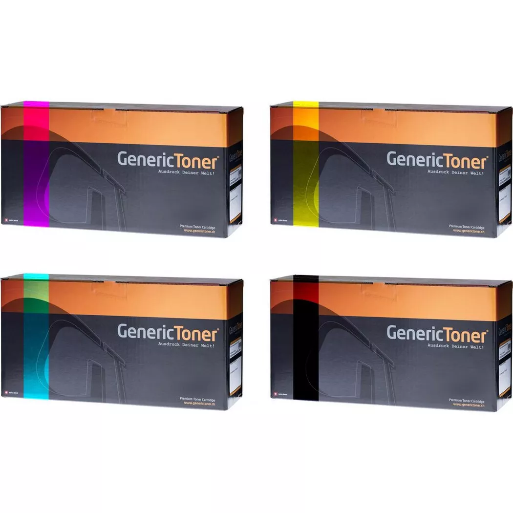 GenericToner – Toner Hp Nr. 508x Bk, C, M, Y, Schwarz, One Size