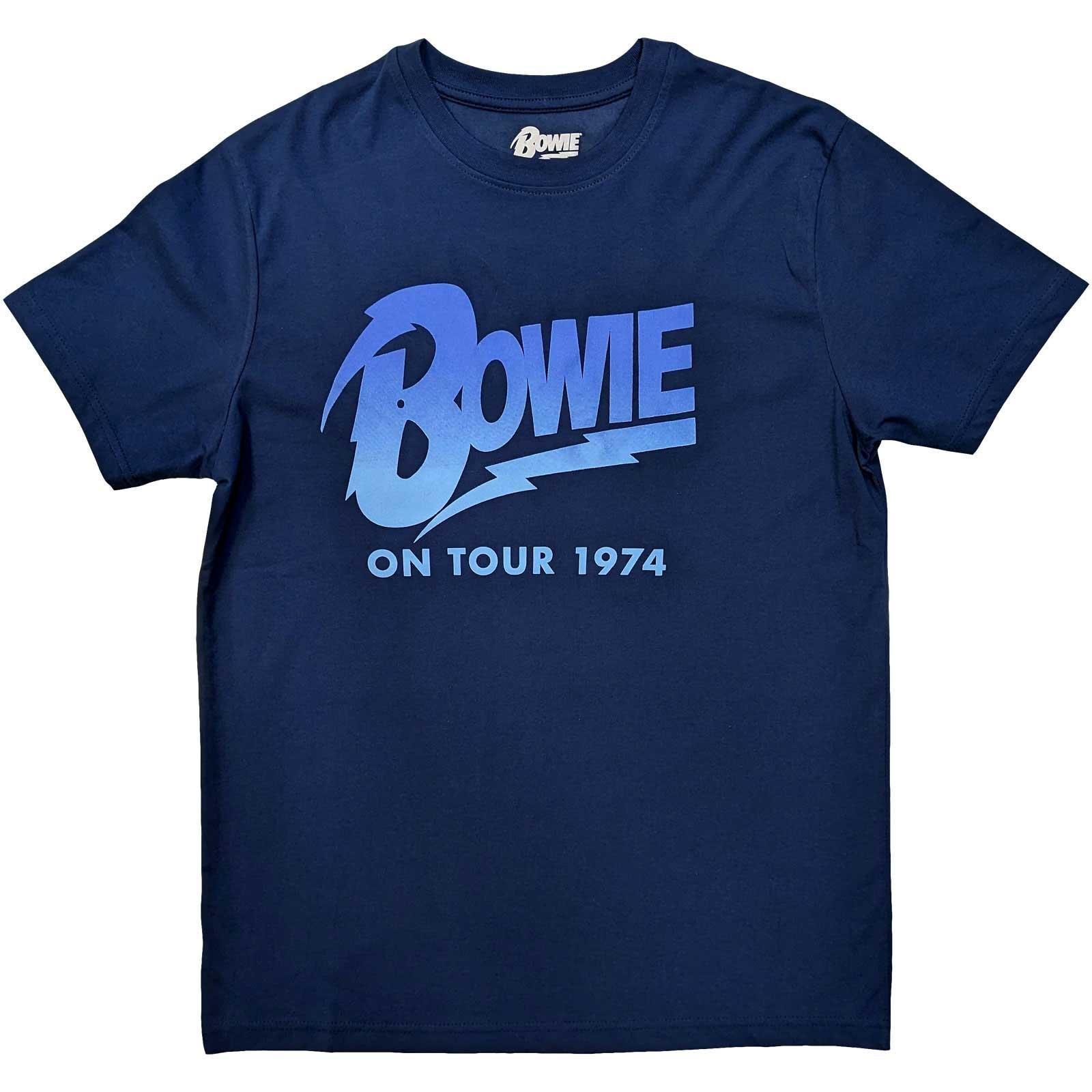 Image of On Tour 1974 Tshirt Damen Blau Denim XL