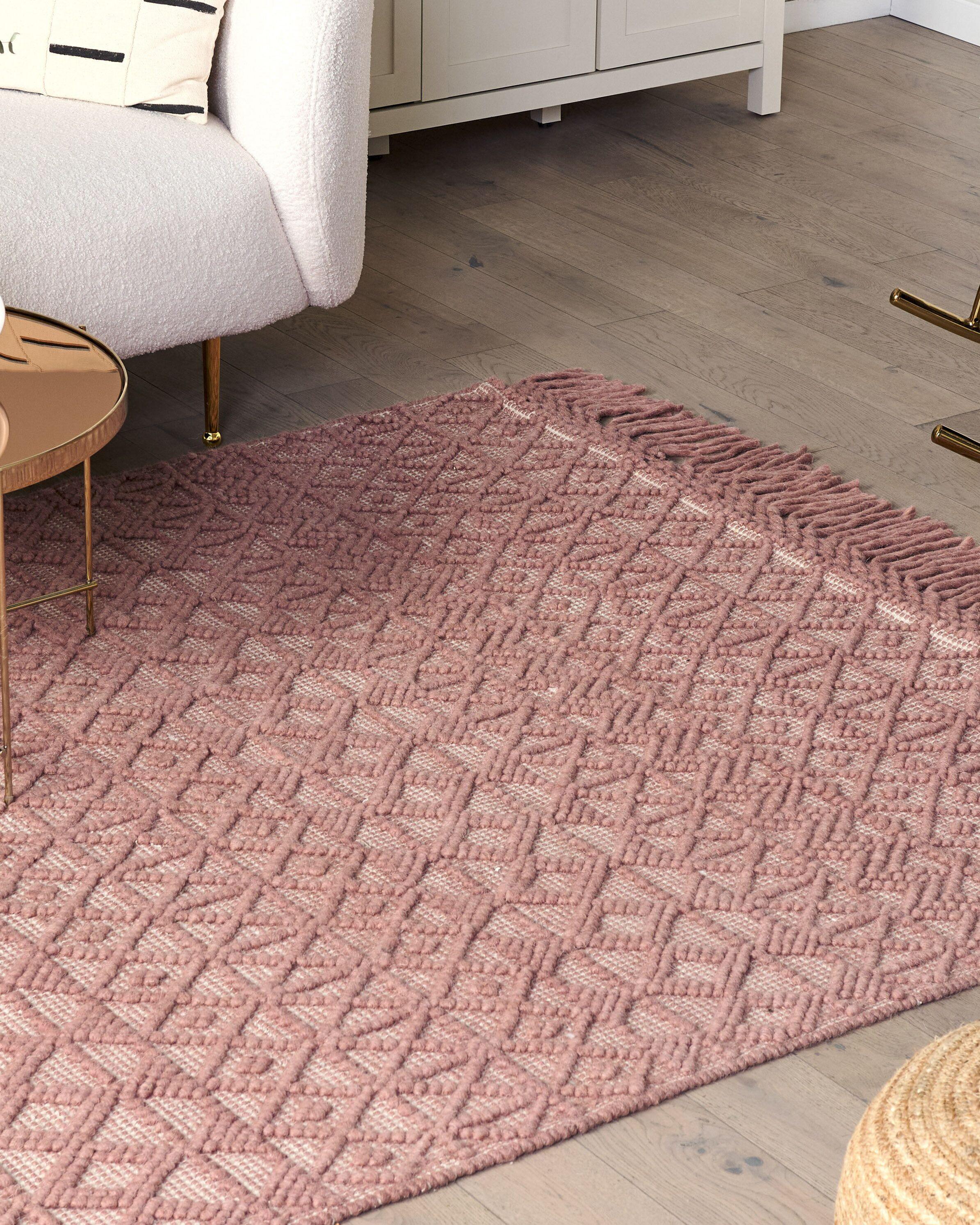 Beliani Tapis en Laine Boho ALUCRA  