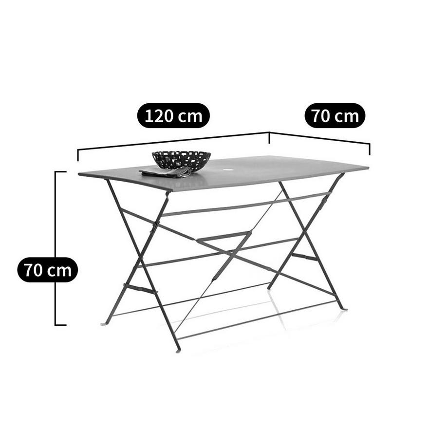 La Redoute Intérieurs Table pliante rectangulaire  