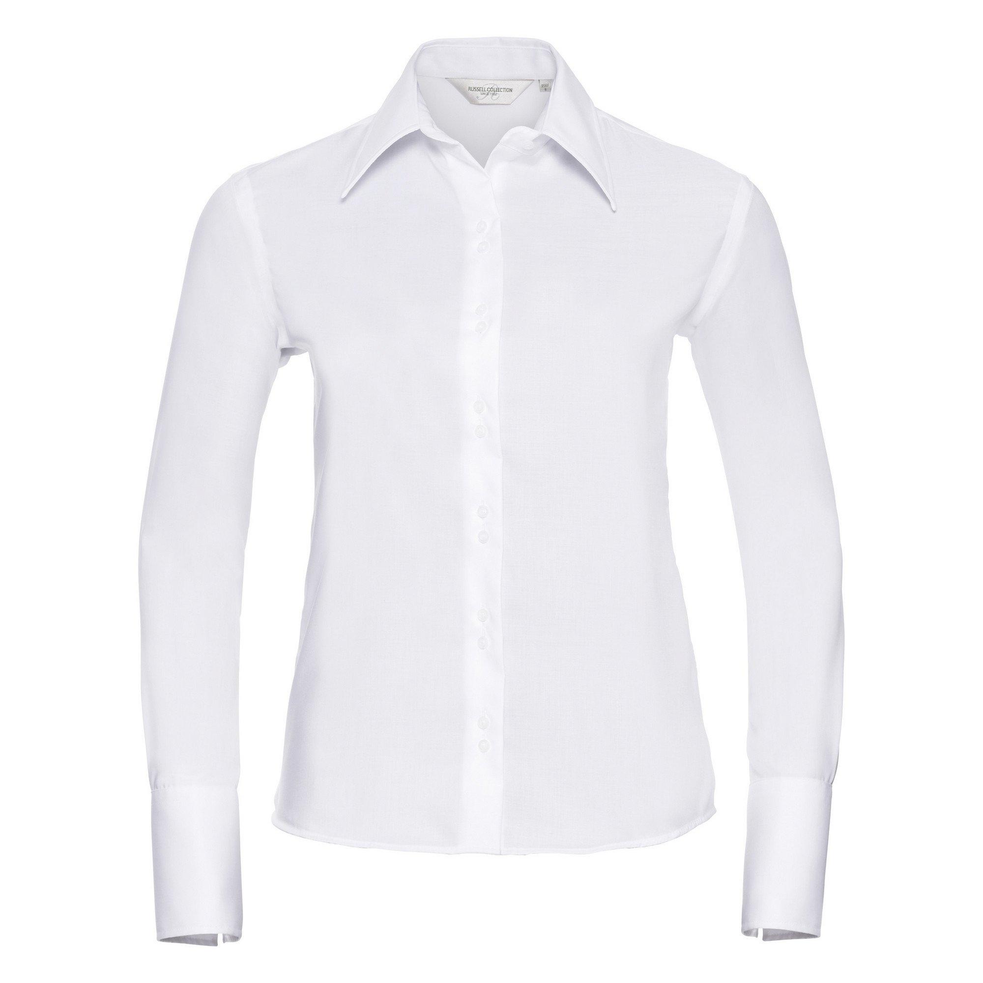 Image of Collection Bluse, Langarm, Bügelfrei Damen Weiss XS