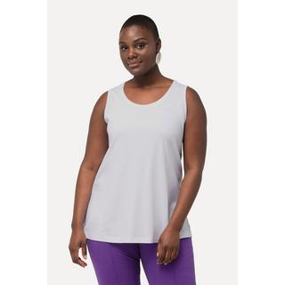 Ulla Popken Pima Cotton A-Linie Rundhals Ärmelloses Top  