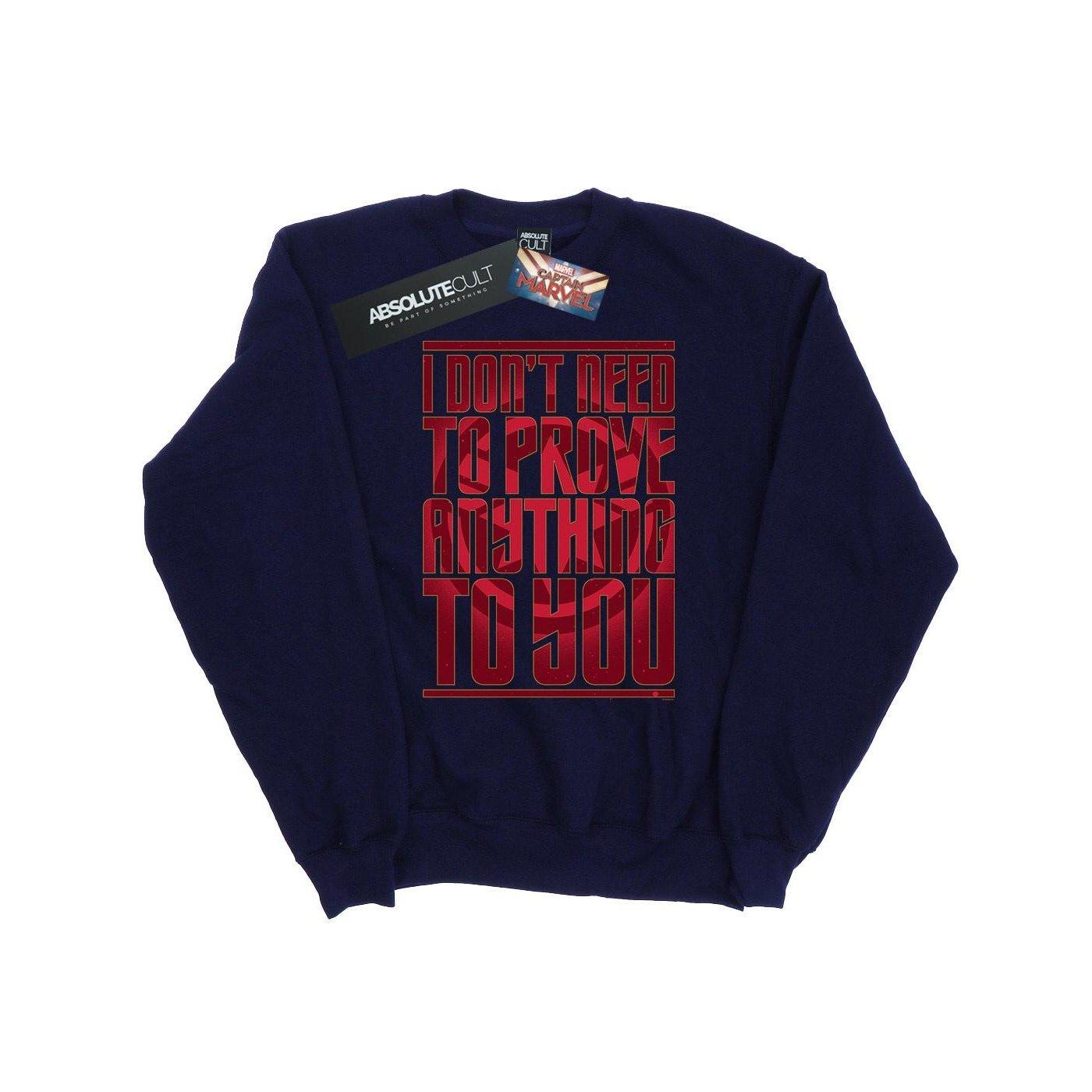 Image of Captain Prove Anything Sweatshirt Unisex Marine 128