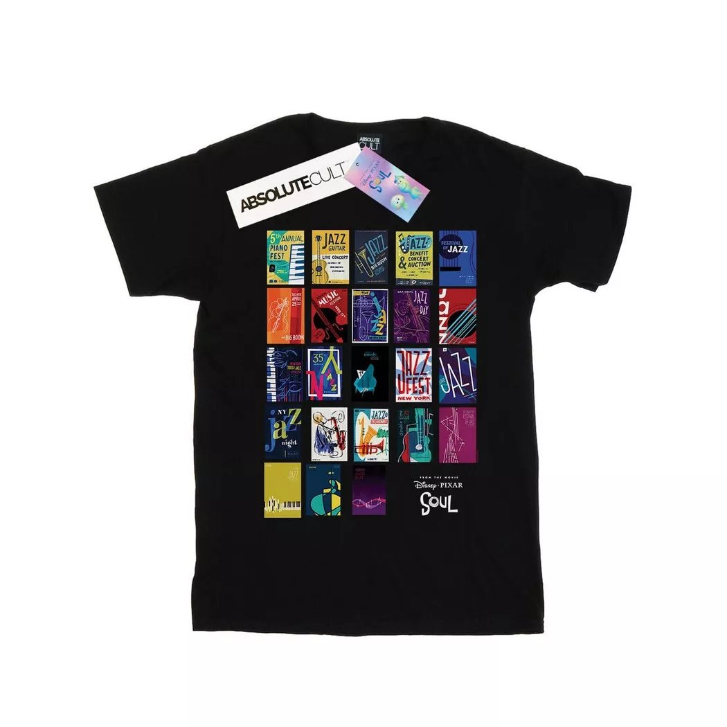 Disney - Soul Jazz Wall TShirt, für Damen, Schwarz, Größe XL
