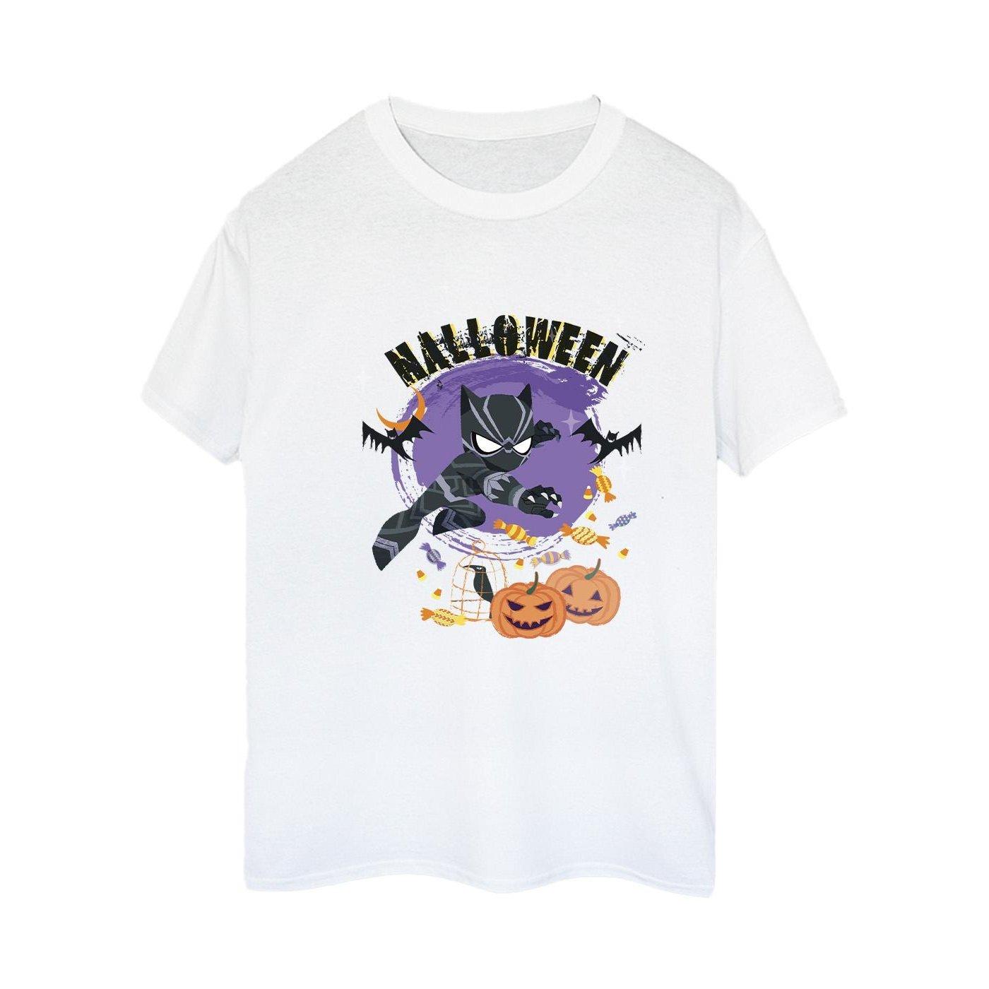 Image of Black Panther Halloween Tshirt Damen Weiss S