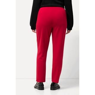 Ulla Popken  Pantalon en jersey, avec plis. Jambe carotte et taille élastique. 