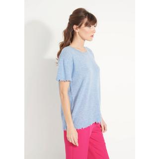 Studio Cashmere8  AVA 6 T shirt girocollo -100% cashmere déjaugé 