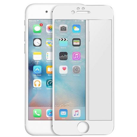 Avizar  Panzerglas Folie Apple iPhone 6/6S Weiß 