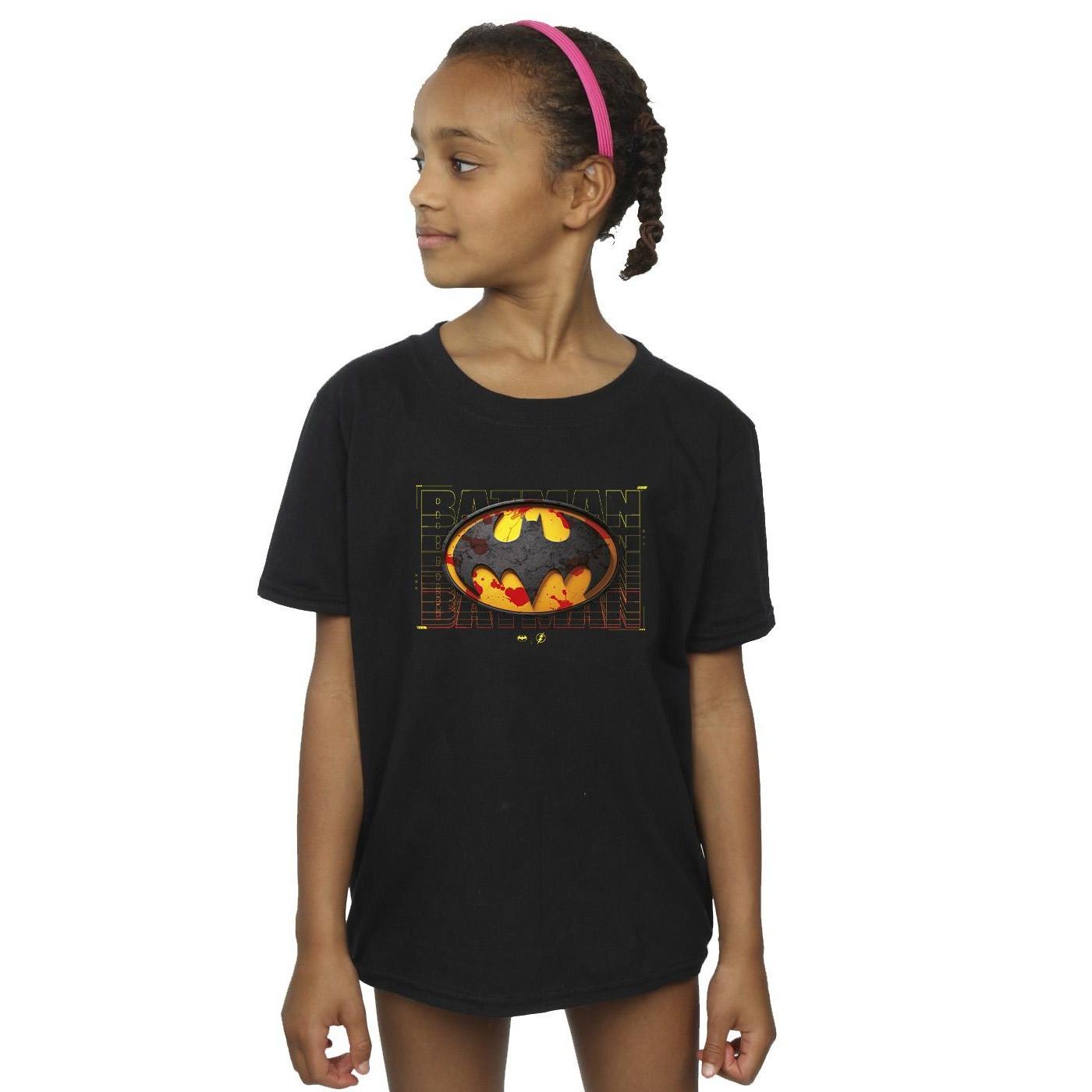 DC COMICS  The Flash Batman Red Splatter TShirt 