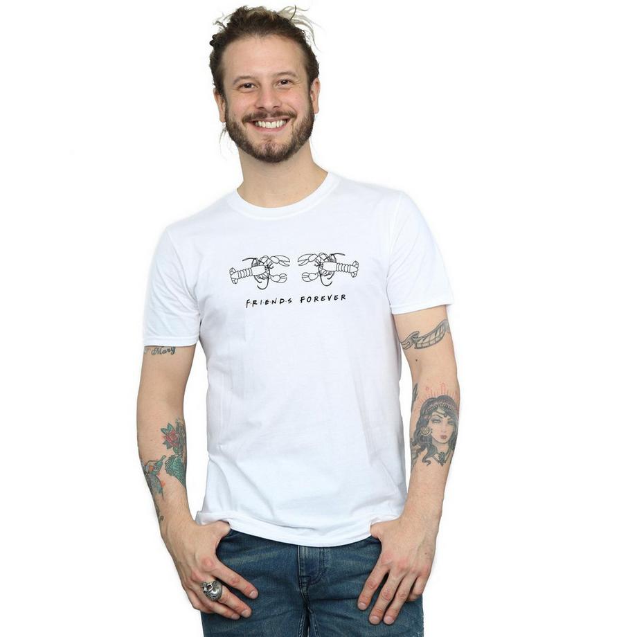 Friends Forever Aragosta Stampa T-Shirt  