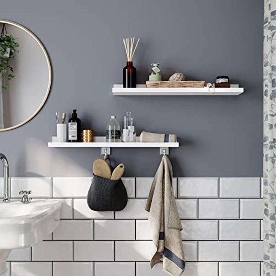 Pricenet Elegantee Schweberegale, Hochglanz-Finish  