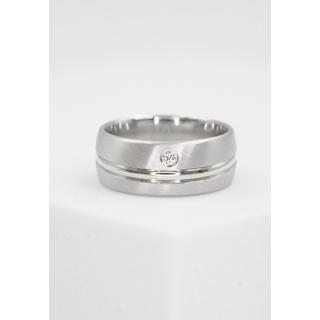 MUAU Schmuck  Partnerring Silber 925 Zirkonia 