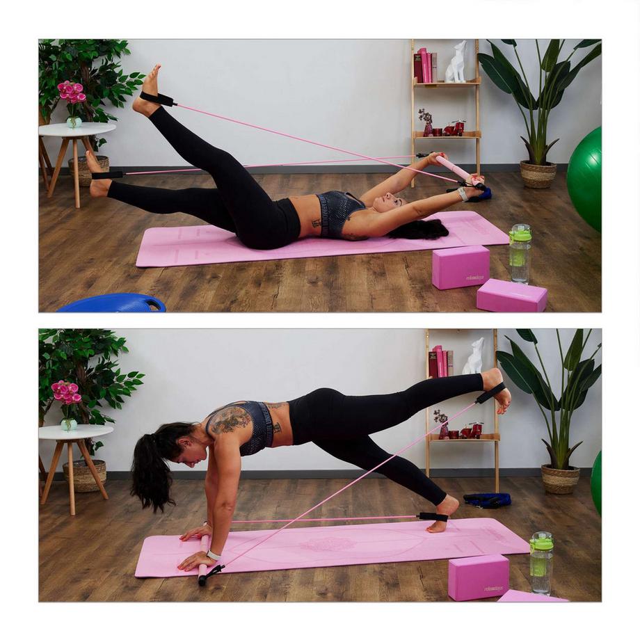 Northix  Équipement d'exercice Pilates avec bandes de résistance 